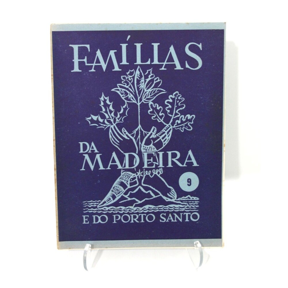 Famillas da Madeira Porto Santo Vol 9 Genealogy Family History Portugal Book